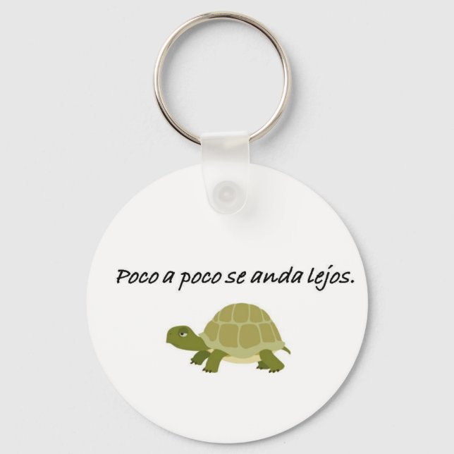 Spanish Quotes Keychain (Front)