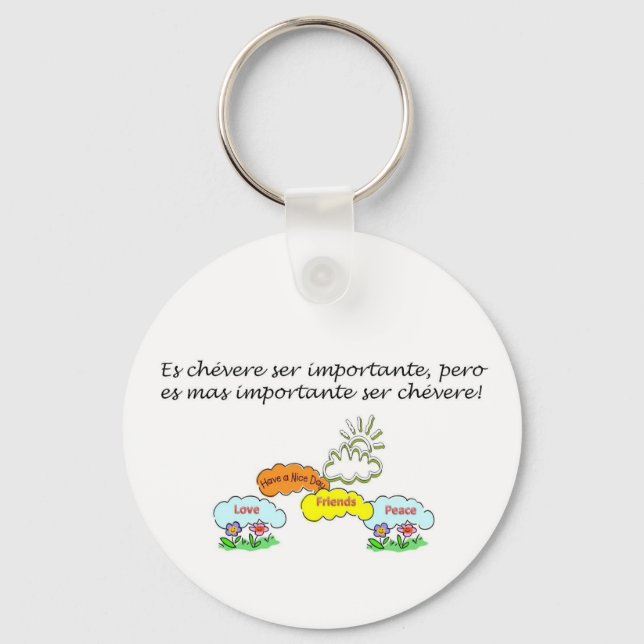 Spanish Quotes Keychain (Front)