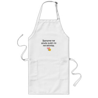 Spanish Quotes Long Apron