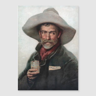 Spanish Ranchero Cowboy in Old West Saloon