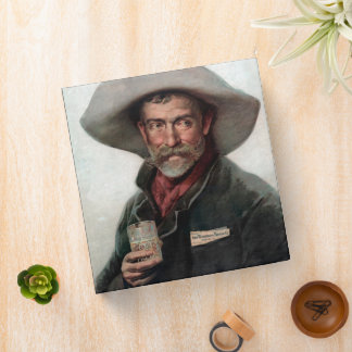 Spanish Ranchero Cowboy in Old West Saloon Binder