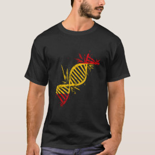 Spanish Roots Spain Flag DNA Molecule Spanish Prid T-Shirt
