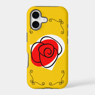Spanish Rose Corners iPhone 5 case