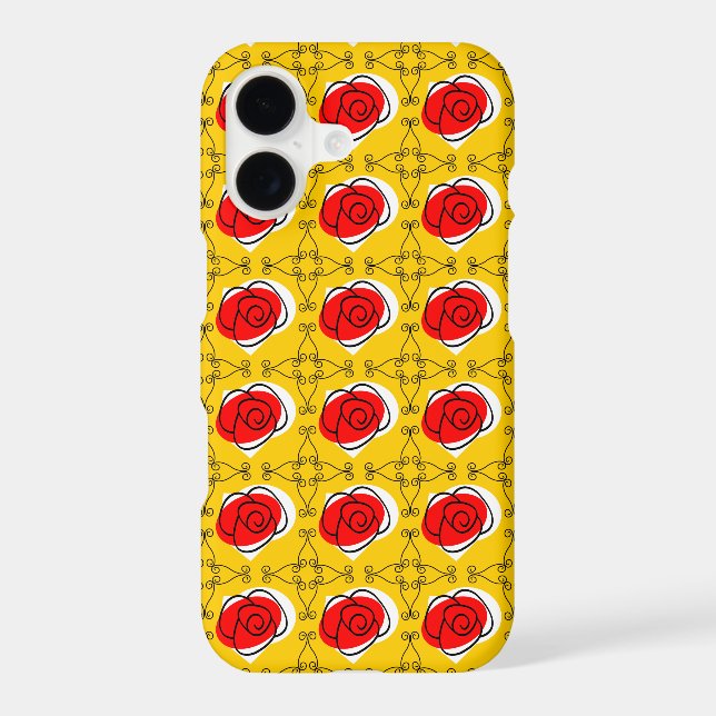 Spanish Rose Corners Multi iPhone case (Back)