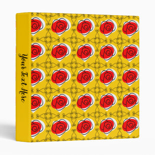 Spanish Rose Corners Multi Text Binder
