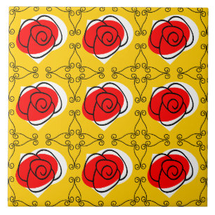 Spanish Rose Multi ceramic tile