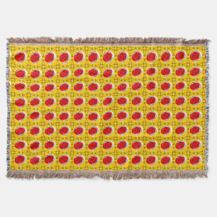 Spanish Rose Multi throw Blanket