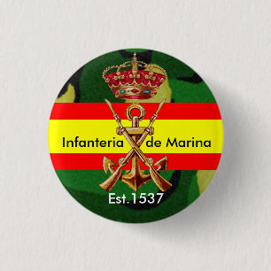 Spanish Royal Marines 1 Inch Round Button