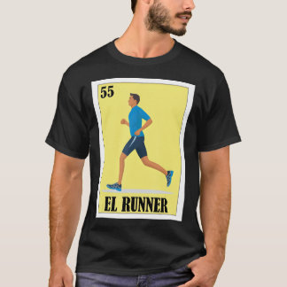 Spanish Running Lottery Gift Mexican El Runner T-Shirt