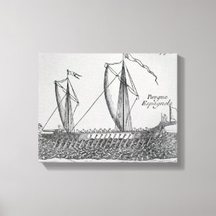 Spanish Ship' Canvas Print