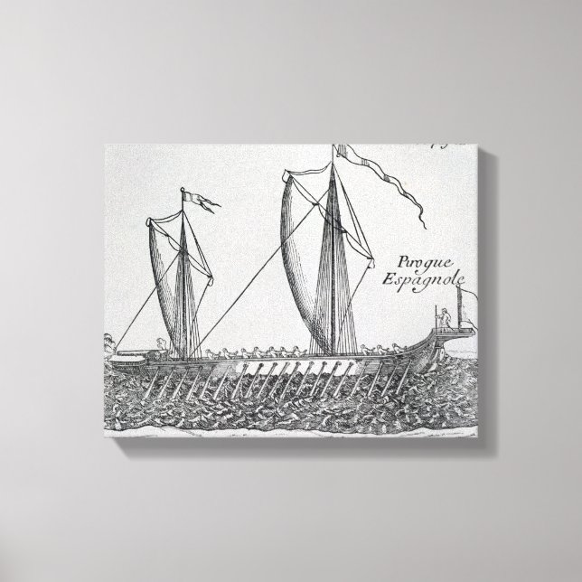 Spanish Ship' Canvas Print (Front)