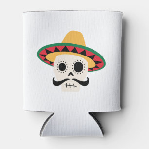 Spanish Skull Can Cooler
