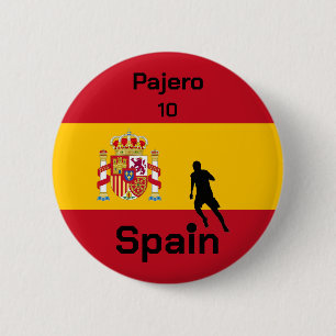Spanish Soccer, customizable 2 Inch Round Button