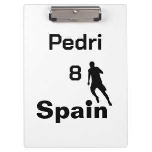 Spanish Soccer, customizable Clipboard
