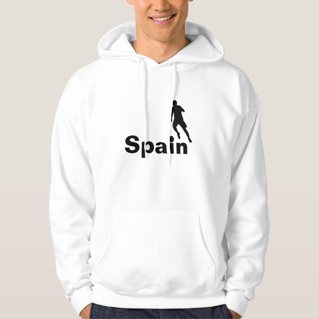 Spanish Soccer, customizable Hoodie (Front)
