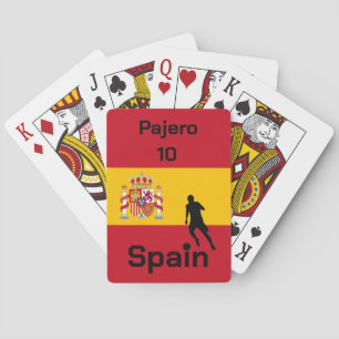 Spanish Soccer, customizable Playing Cards