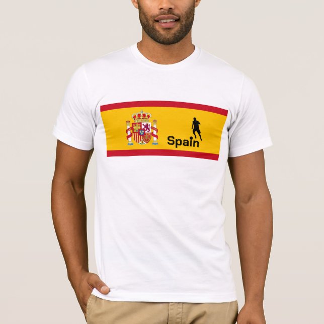 Spanish Soccer, customizable  T-Shirt (Front)