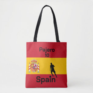 Spanish Soccer, customizable Tote Bag