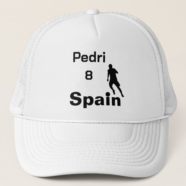Spanish Soccer, customizable Trucker Hat (Front)