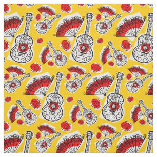 Spanish Souvenirs Big Small fabric small print