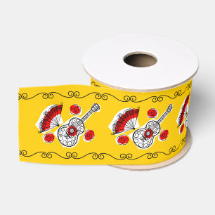 Spanish Souvenirs Border ribbon Grosgrain Ribbon