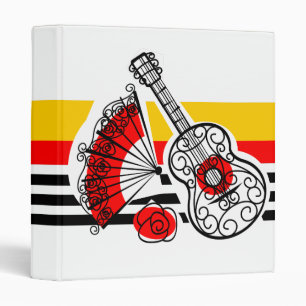 Spanish Souvenirs Classic Stripe ring binder