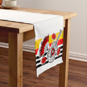 Spanish Souvenirs Classic Stripe table runner
