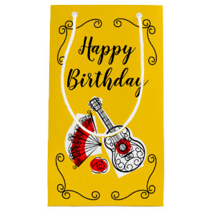 Spanish Souvenirs Corners Birthday small Gift Bag
