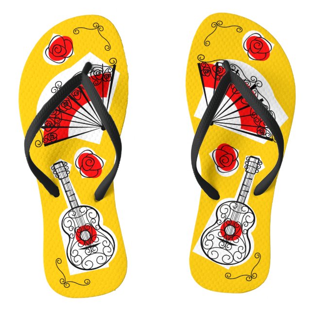 Spanish Souvenirs Corners flip flops (Footbed)