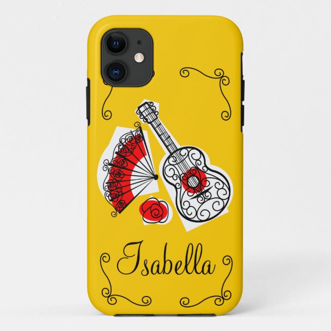 Spanish Souvenirs Corners Name iPhone 5 case (Back)