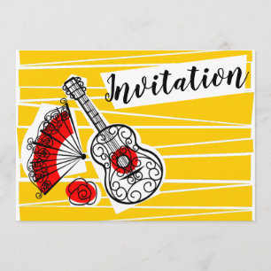 Spanish Souvenirs Group Invitation horizontal