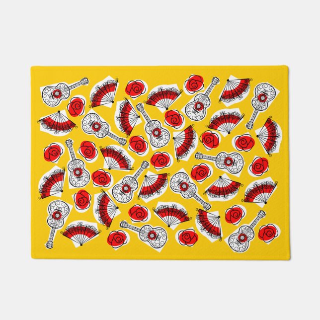 Spanish Souvenirs Multi doormat (Front)