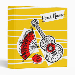 Spanish Souvenirs Name ring binder