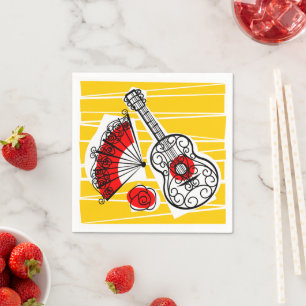 Spanish Souvenirs  paper napkin