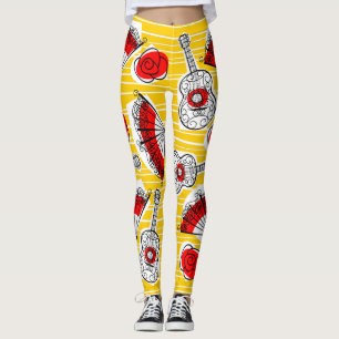 Spanish Souvenirs Stripe leggings