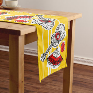 Spanish Souvenirs table runner 16 x 108