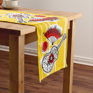 Spanish Souvenirs table runner 16 x 90