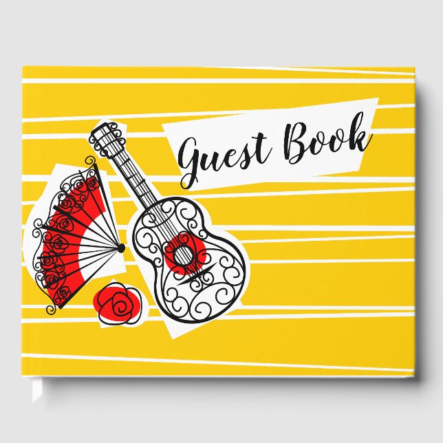 Spanish Souvenirs Text guest book (Front)