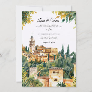 Spanish Spain Wedding Invitation
