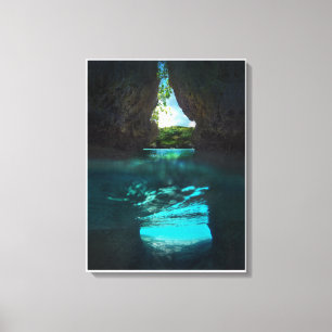 Spanish Steps Beach Giant Rocks Canvas Print