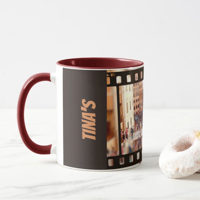 Spanish Steps Rome, Italy  Mug (With Donut)