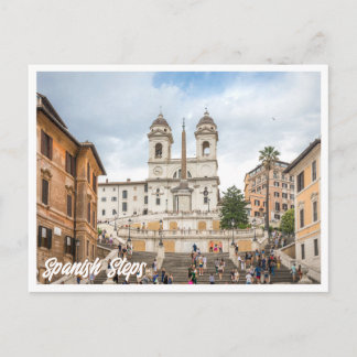 Spanish Steps Rome Italy Photo Postcard
