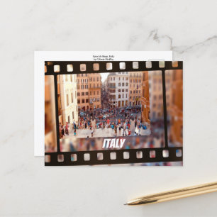 Spanish Steps Rome, Italy  Postcard