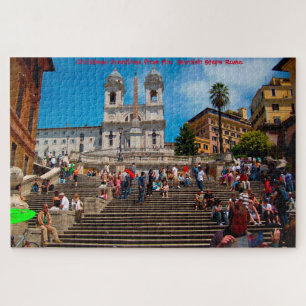 Spanish Steps Rome. Jigsaw Puzzle