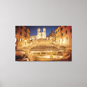 Spanish Steps, Trinità dei Monti church Rome Italy Canvas Print