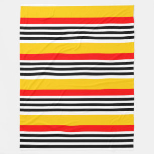 Spanish Stripe Classic Stripe fleece large Blanket