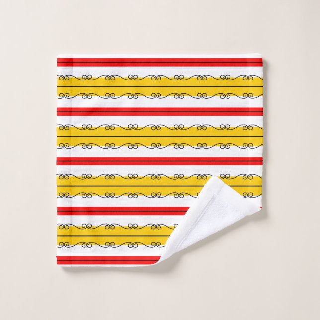 Spanish Stripe face cloth (Wash Cloth)