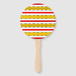 Spanish Stripe round fan
