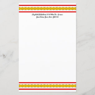 Spanish Stripe Text 5.5x 8.5
