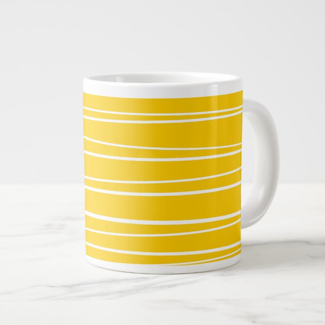Spanish Stripe Yellow mug jumbo (Front Right)